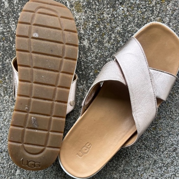 UGG Women's Metallic Slide Sandals - Picture 5 of 6